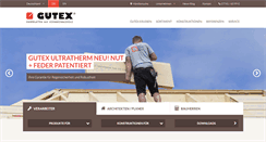 Desktop Screenshot of gutex.de